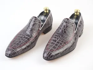 Classic crocodile Moccasin