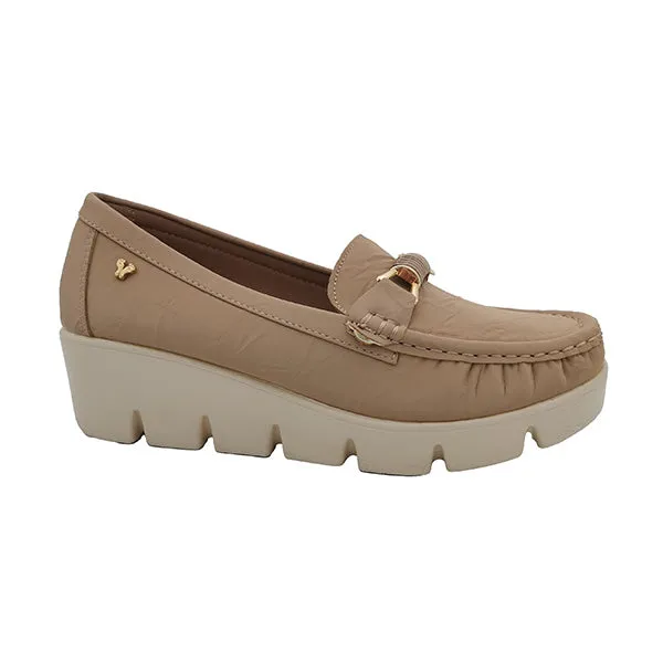 Comfort Moccasin On Wedge - 1046