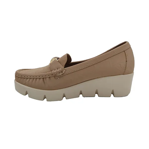 Comfort Moccasin On Wedge - 1046