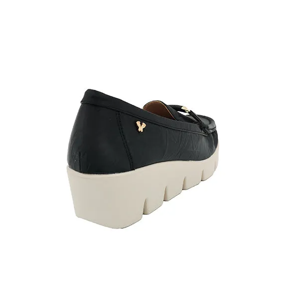 Comfort Moccasin On Wedge - 1046