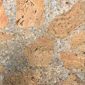 Cork Blend Fabric 51 in x 19 in Marbled