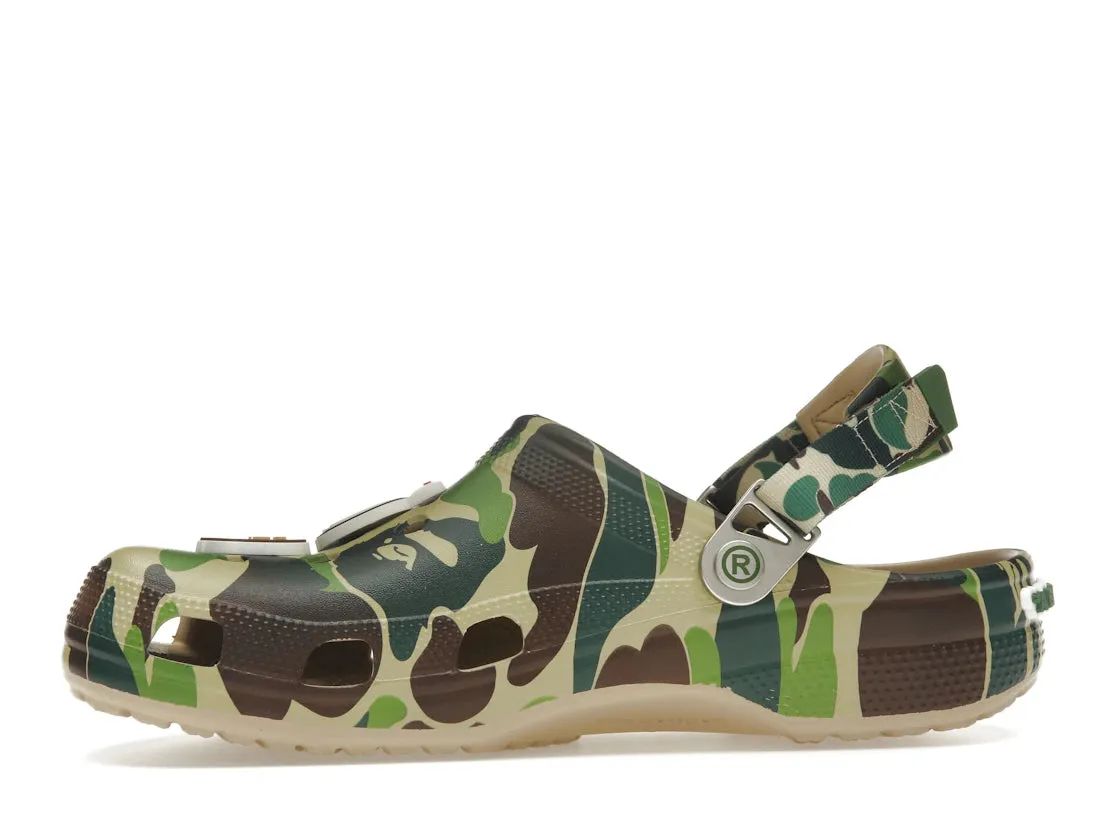 Crocs Classic Clog A Bathing Ape ABC Camo Green