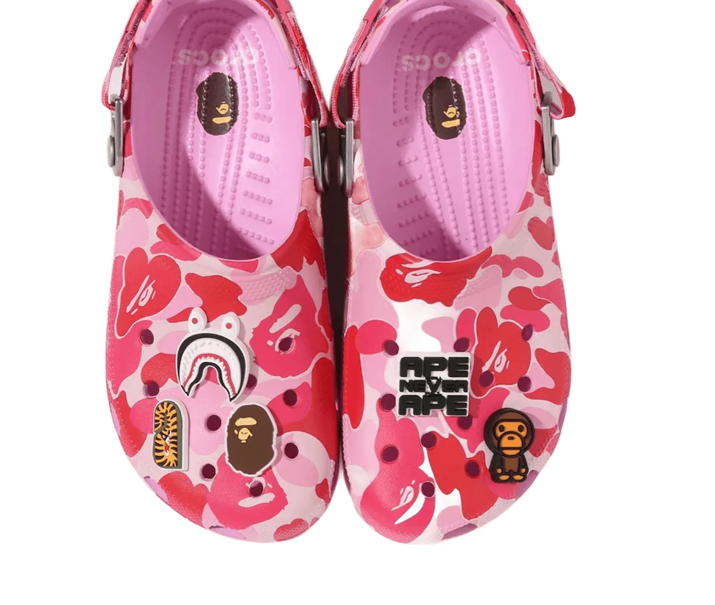 Crocs Classic Clog A Bathing Ape ABC Camo Pink