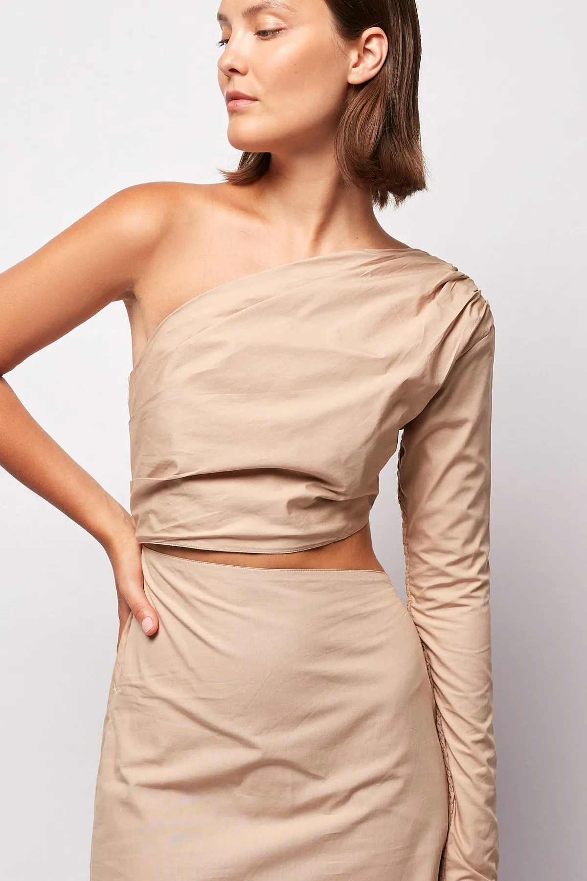 Cut Out One Sleeve Mini