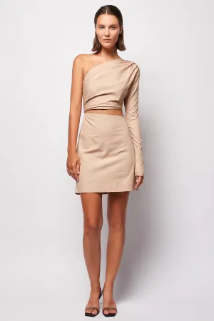 Cut Out One Sleeve Mini