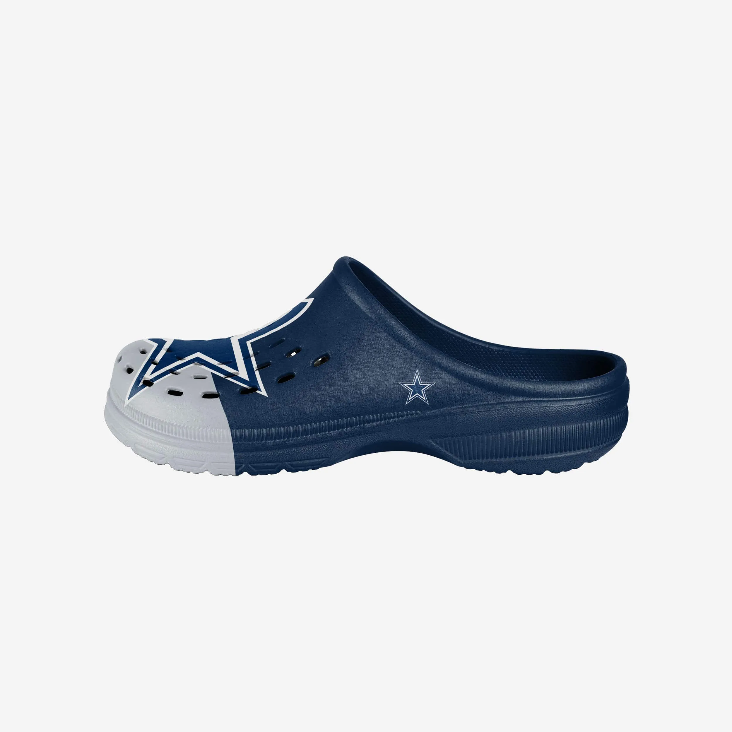 Dallas Cowboys Colorblock Big Logo Clog