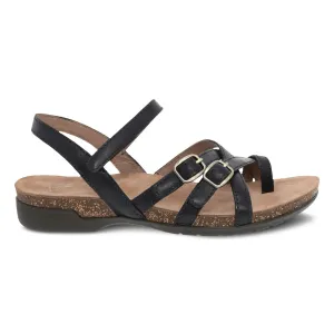 Dansko Women's Roslyn Black Waxy Burnished