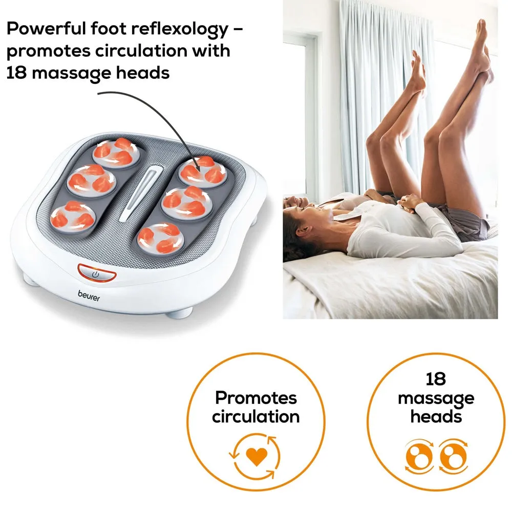 Demo - Beurer FM 60 Shiatsu Foot Massager - Soothing & Circulation Boosting with Heat Function