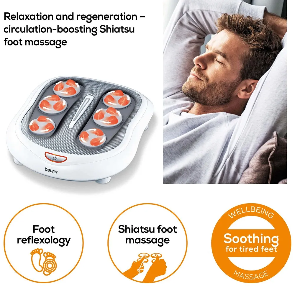 Demo - Beurer FM 60 Shiatsu Foot Massager - Soothing & Circulation Boosting with Heat Function