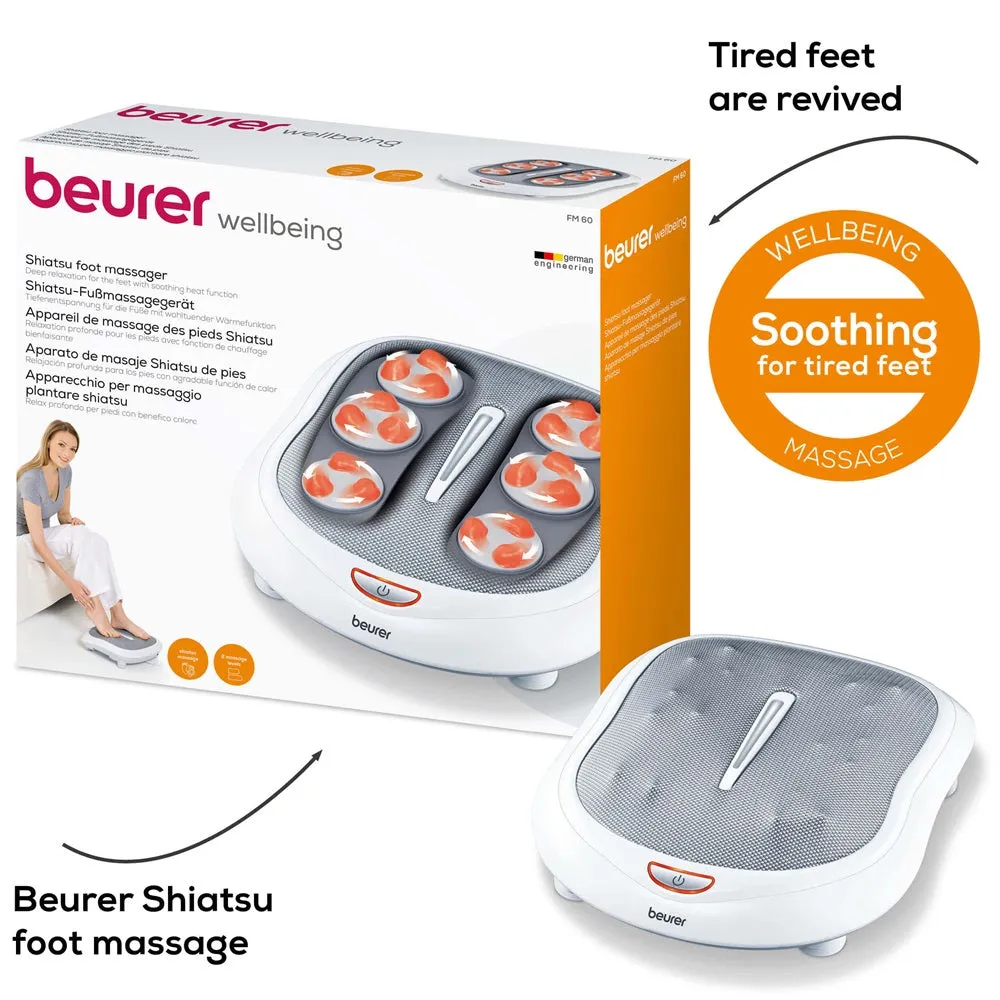 Demo - Beurer FM 60 Shiatsu Foot Massager - Soothing & Circulation Boosting with Heat Function