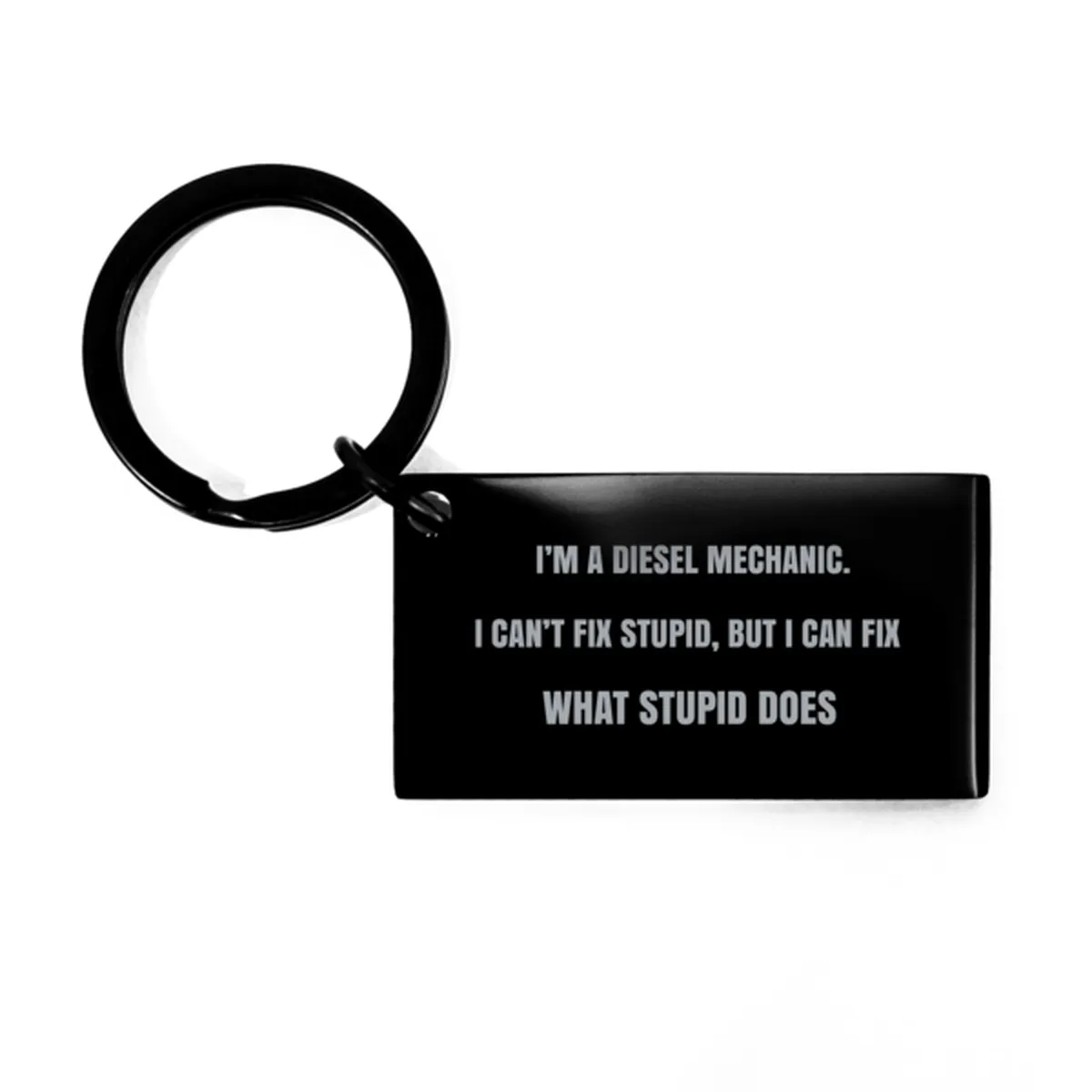 Diesel Mechanic Gifts, Funny Truck Mechanic Key Chain Gift