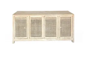 DRIFTWOOD LATTICE CREDENZA