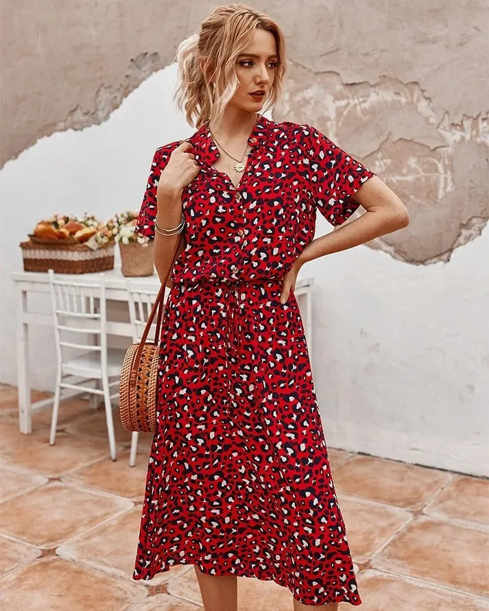 Edith - V-neck Dress