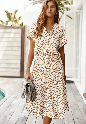 Edith - V-neck Dress