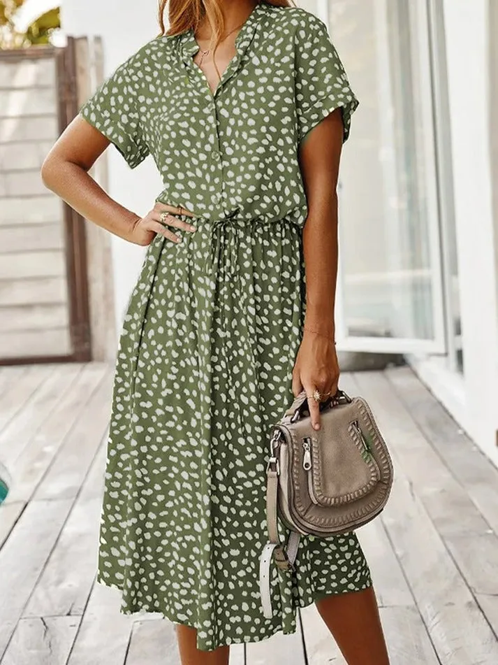 Edith - V-neck Dress