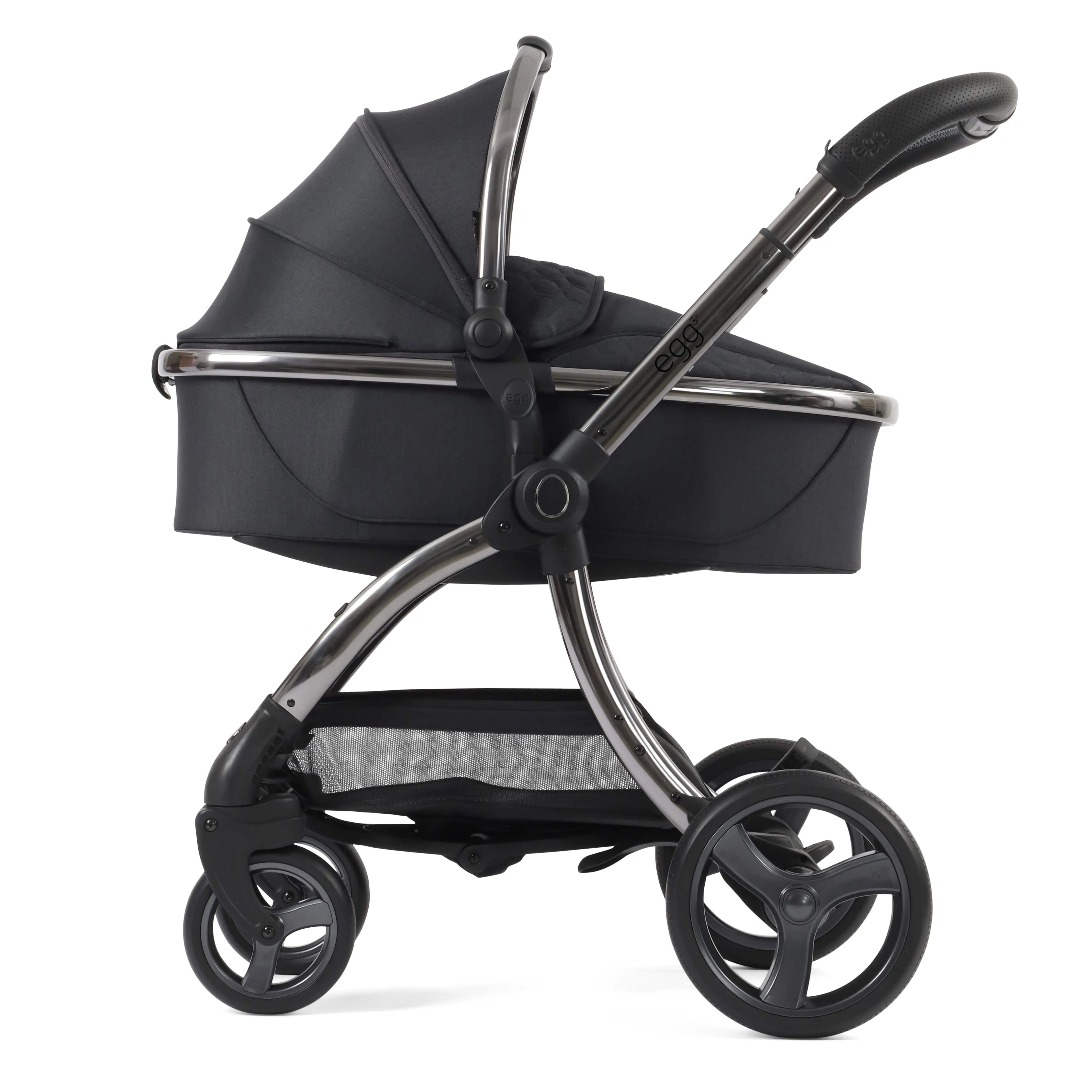 egg3 Pram Bundle Carbonite