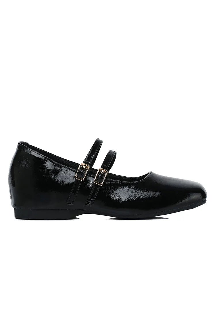 Eleanor Mary Jane Wedges (Black)