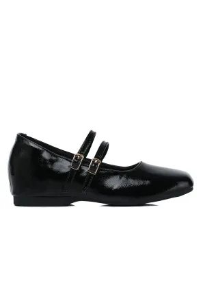 Eleanor Mary Jane Wedges (Black)