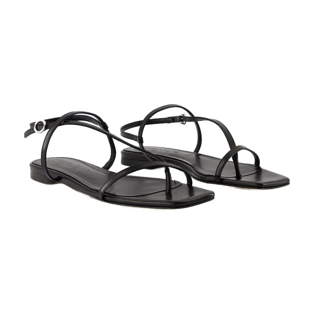 Ella Sandals - Leather - Black