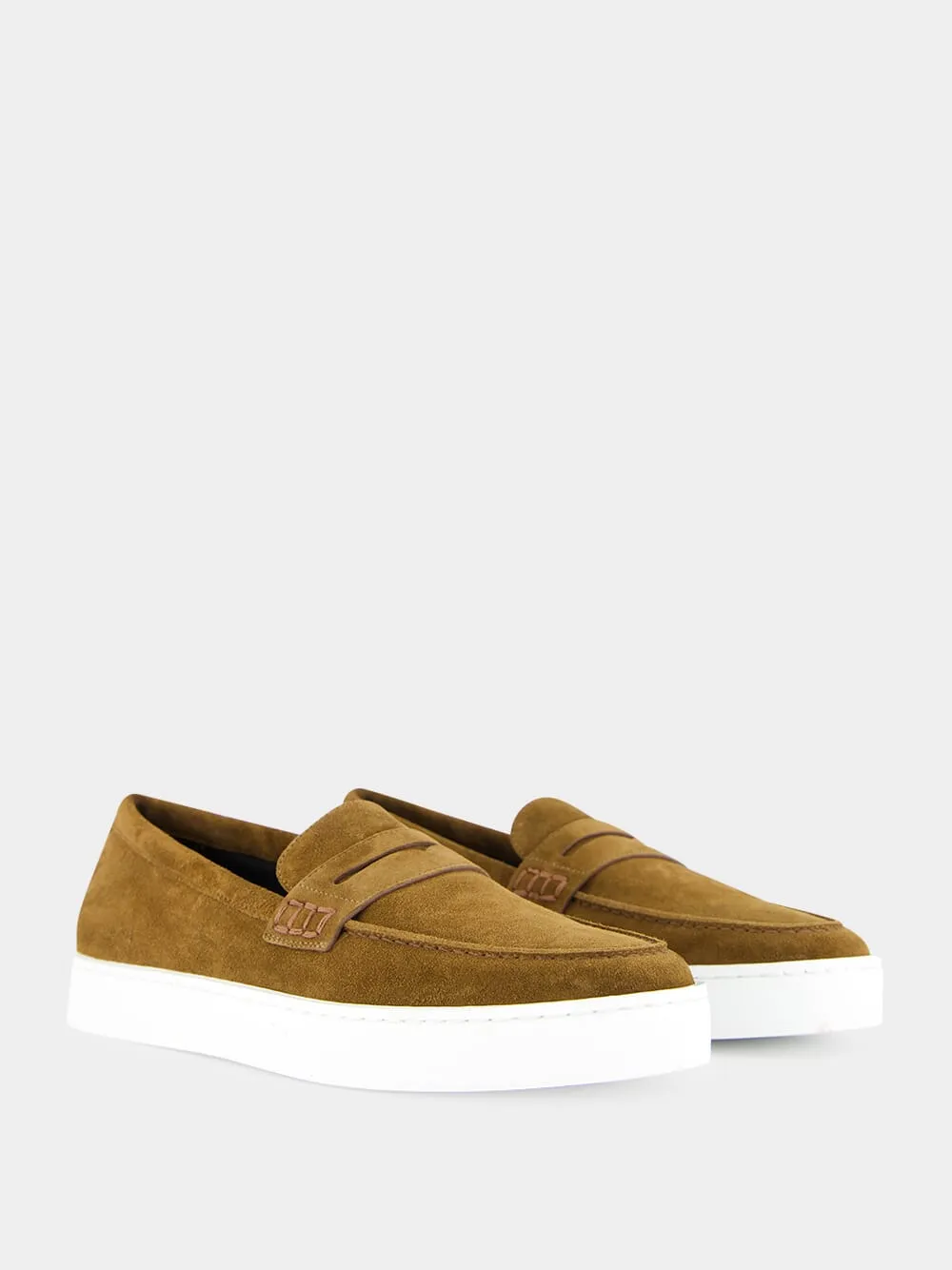 Ellis Brown Suede Moccasins