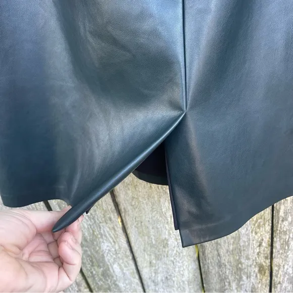 Eloquii/ Teal / Faux Leather Pencil Skirt / 18