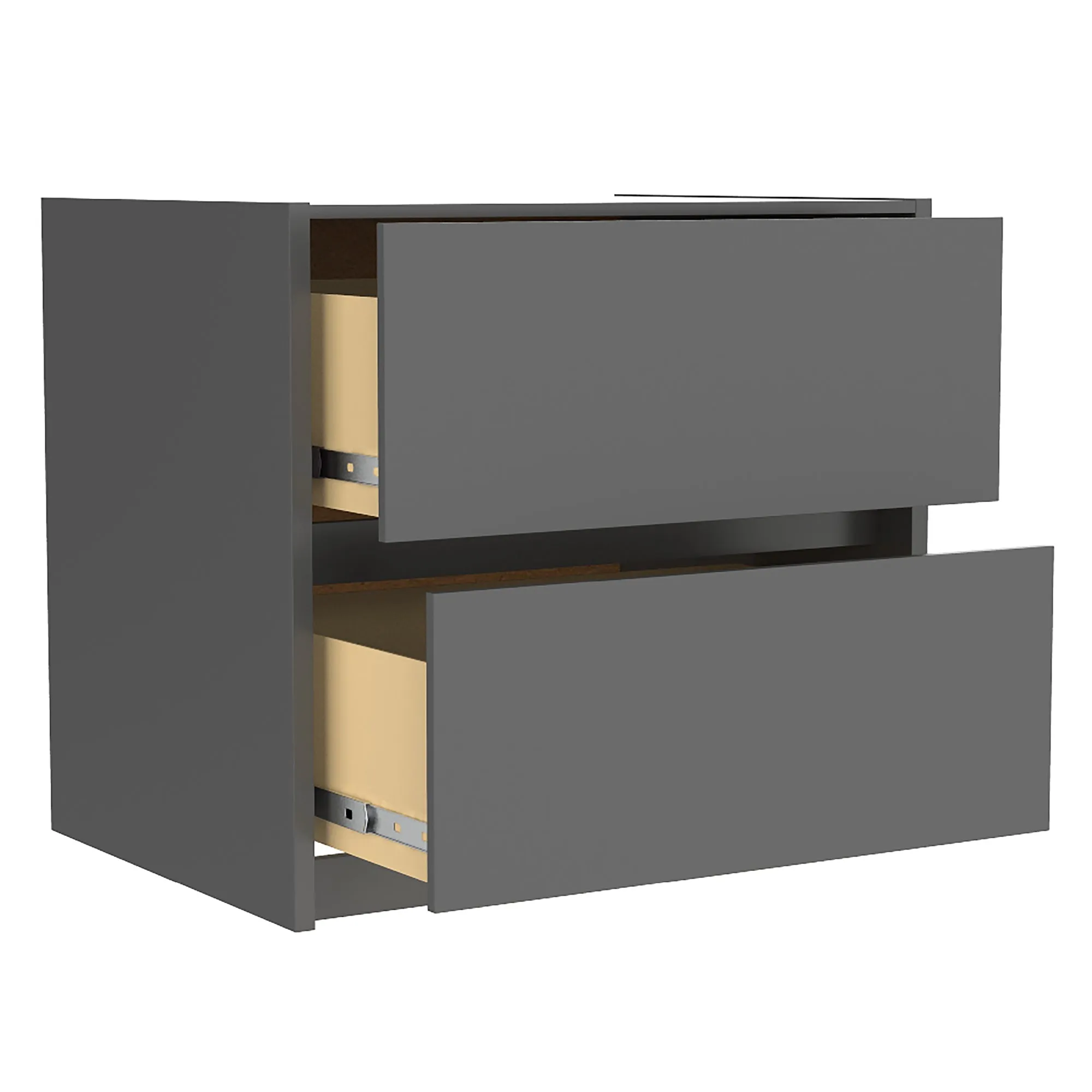 Farona night table for bedroom decoration, dark grey
