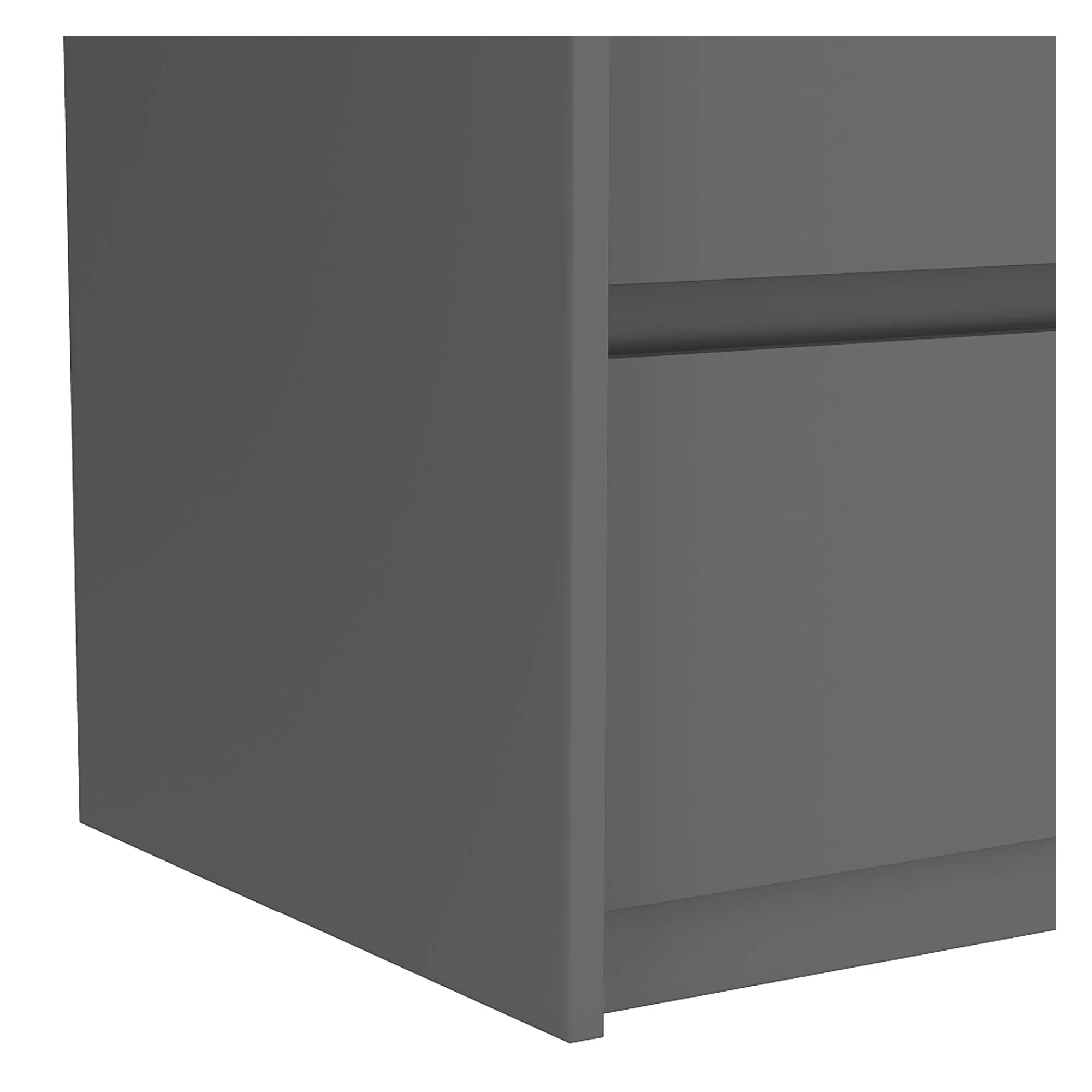 Farona night table for bedroom decoration, dark grey