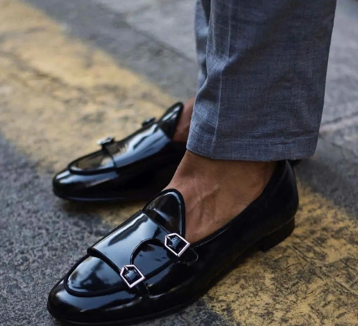 Fashion Glossy Tussle Moccasins Shoes For Office Wear And Casual Wear-JonasParamount