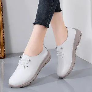 Fashion Women Oxford Shoes Casual Ladies Luxury Designer Flats Leather Sneakers Lightweight Women's Flat Moccasins Zapatos Mujer