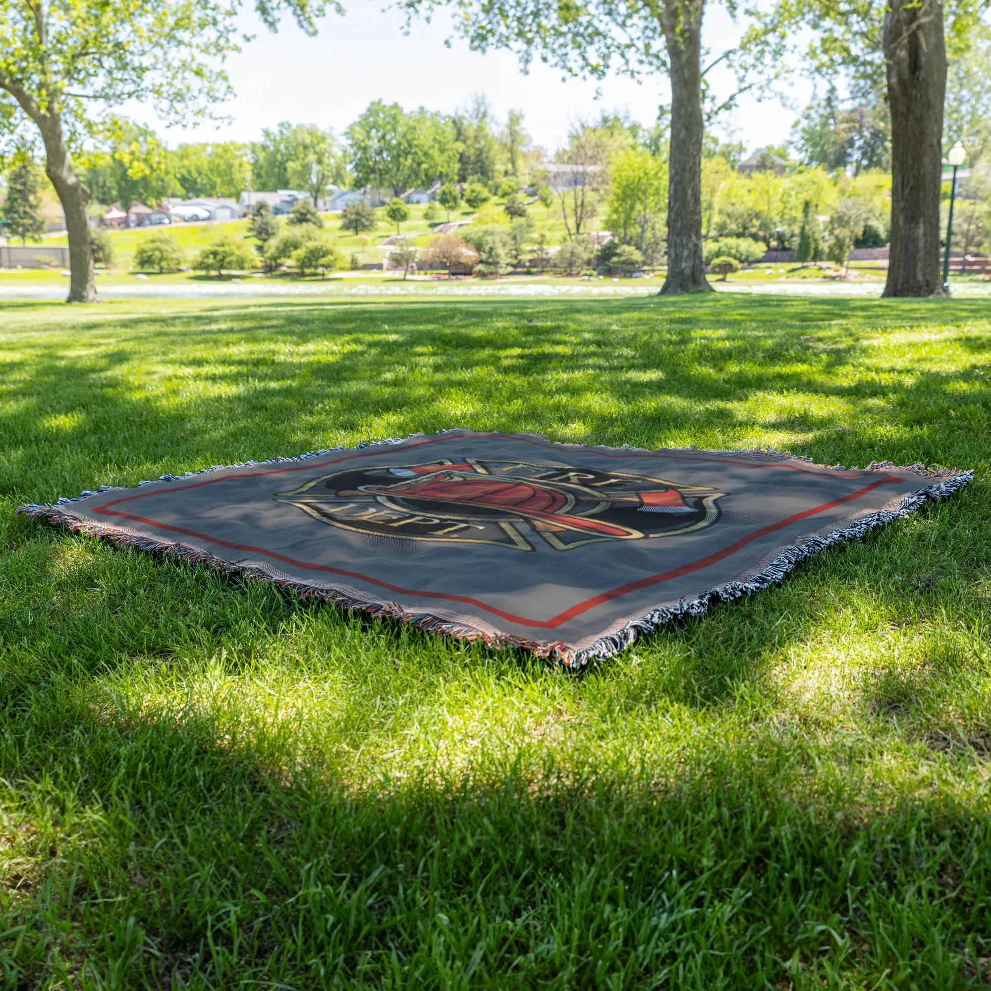 Fire Dept. Woven Blanket