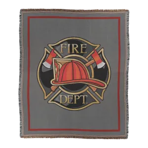 Fire Dept. Woven Blanket