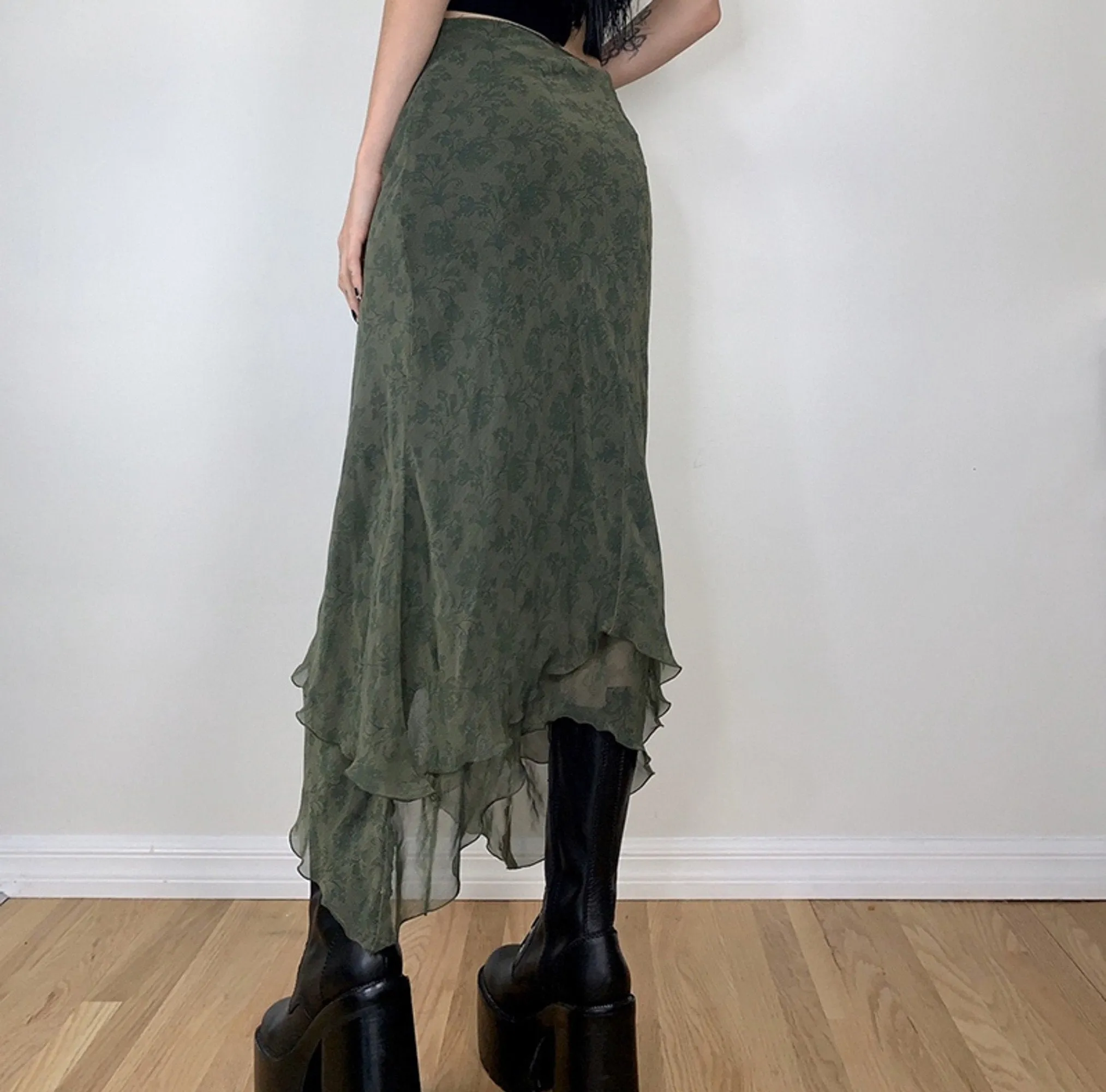 Floral Print Skirt