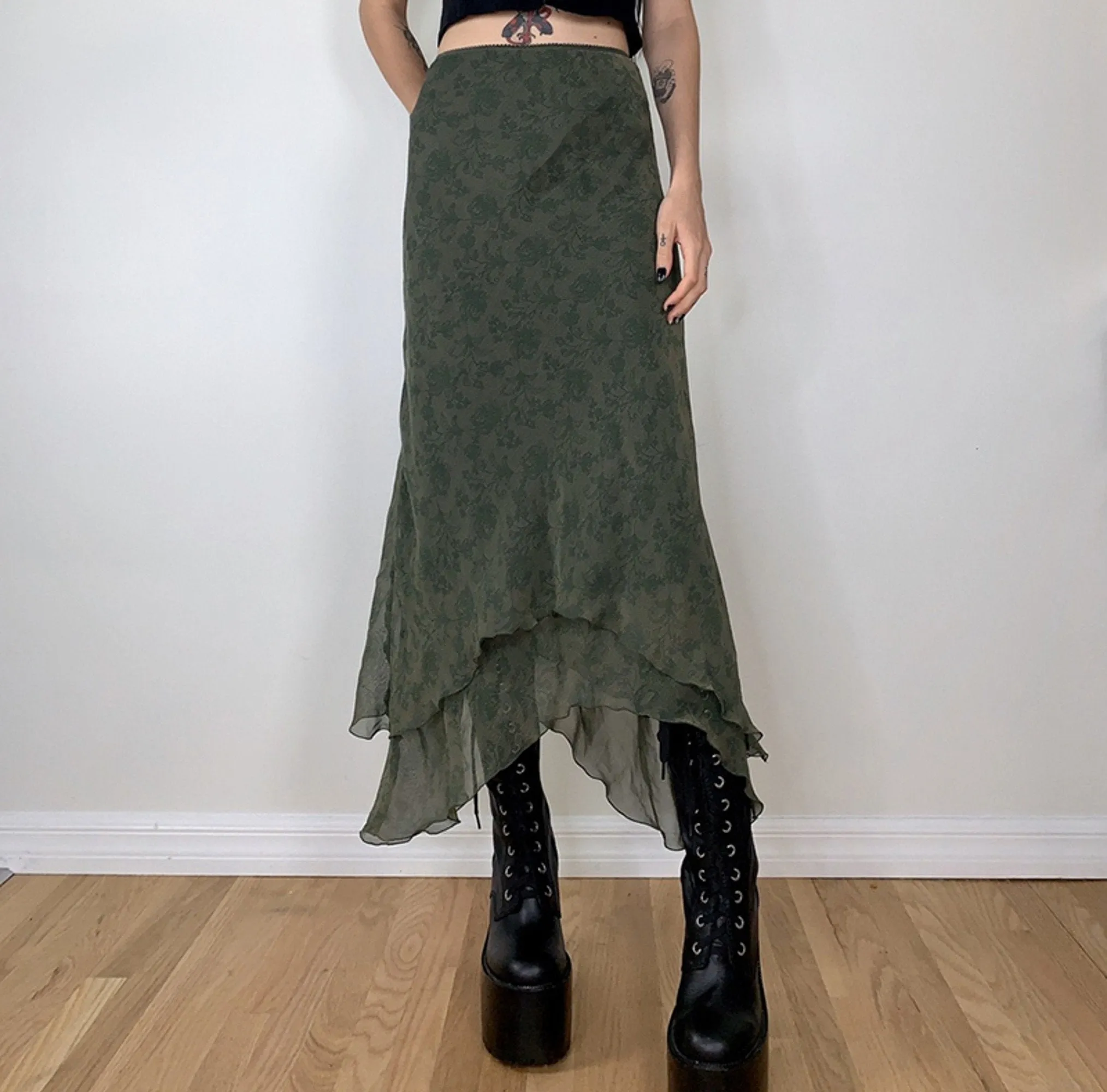 Floral Print Skirt