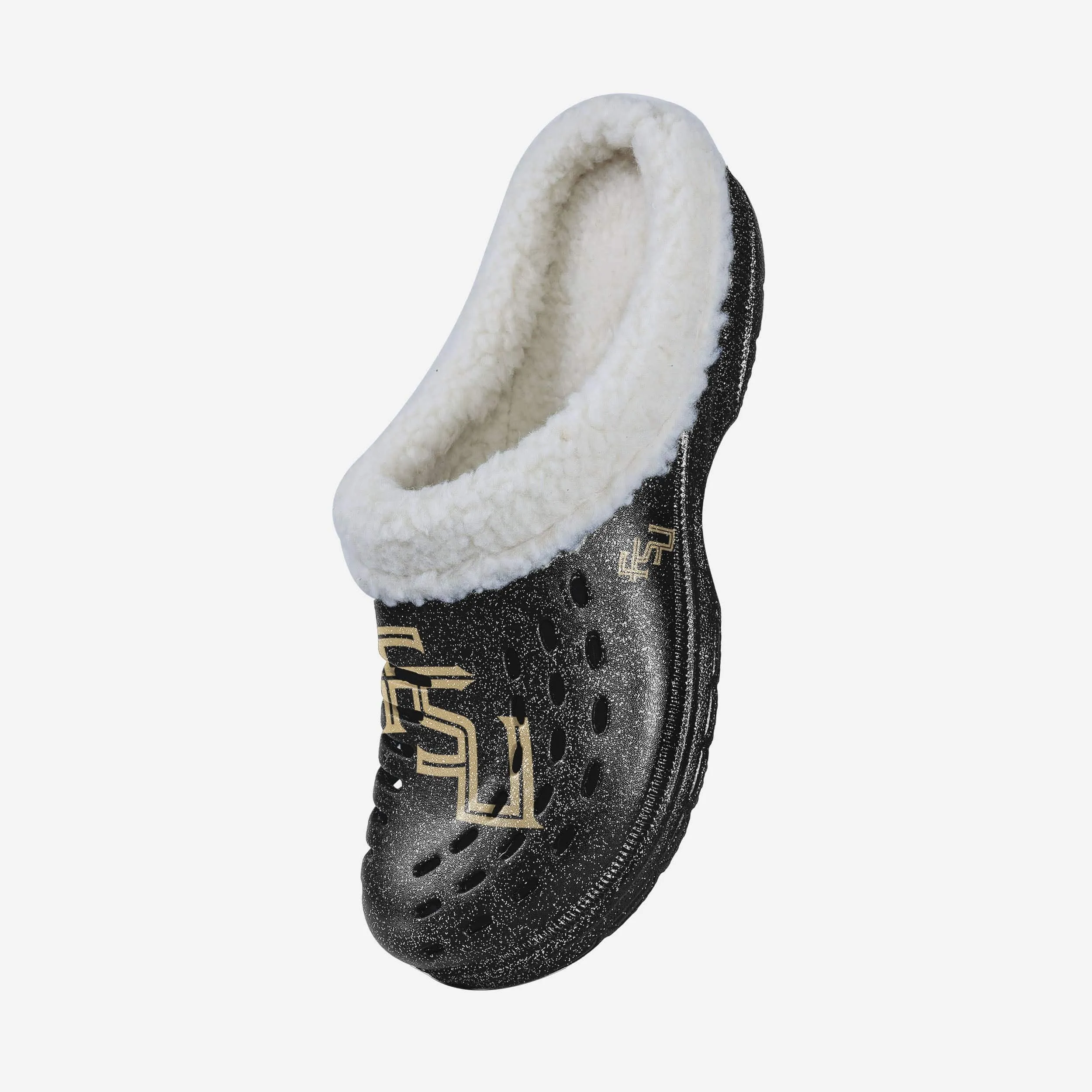 Florida State Seminoles Womens Sherpa Lined Glitter Clog