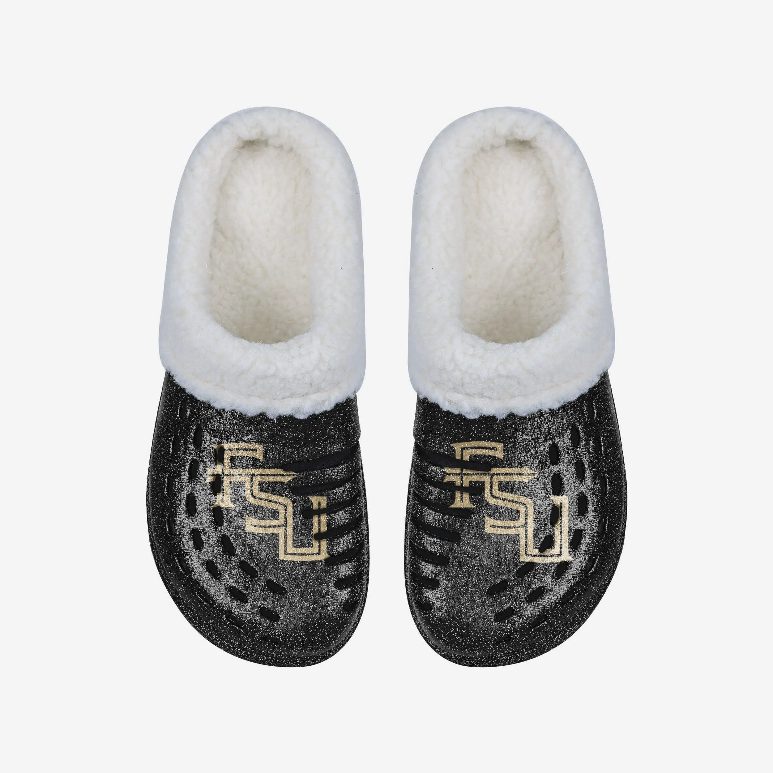 Florida State Seminoles Womens Sherpa Lined Glitter Clog