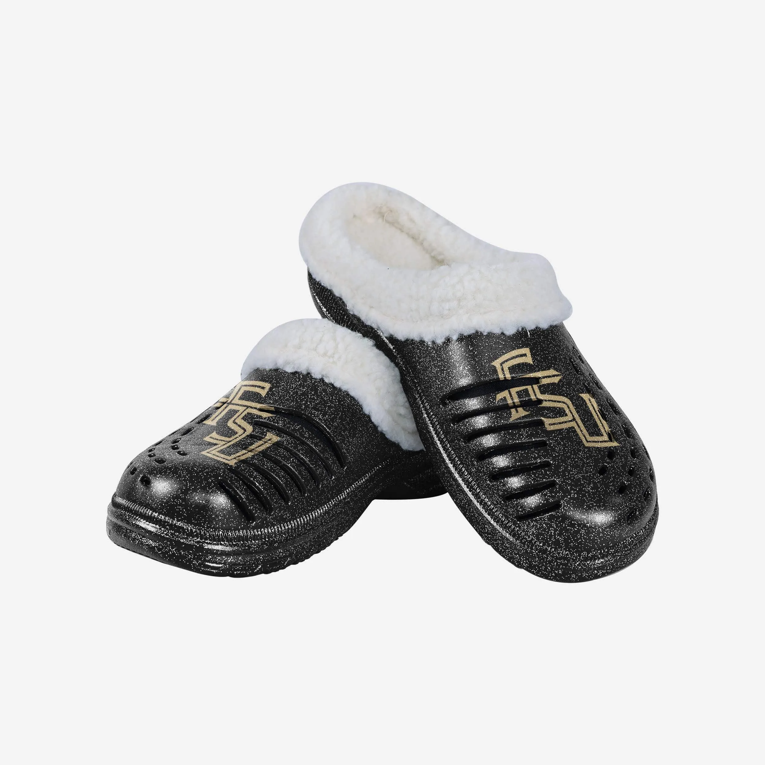 Florida State Seminoles Womens Sherpa Lined Glitter Clog