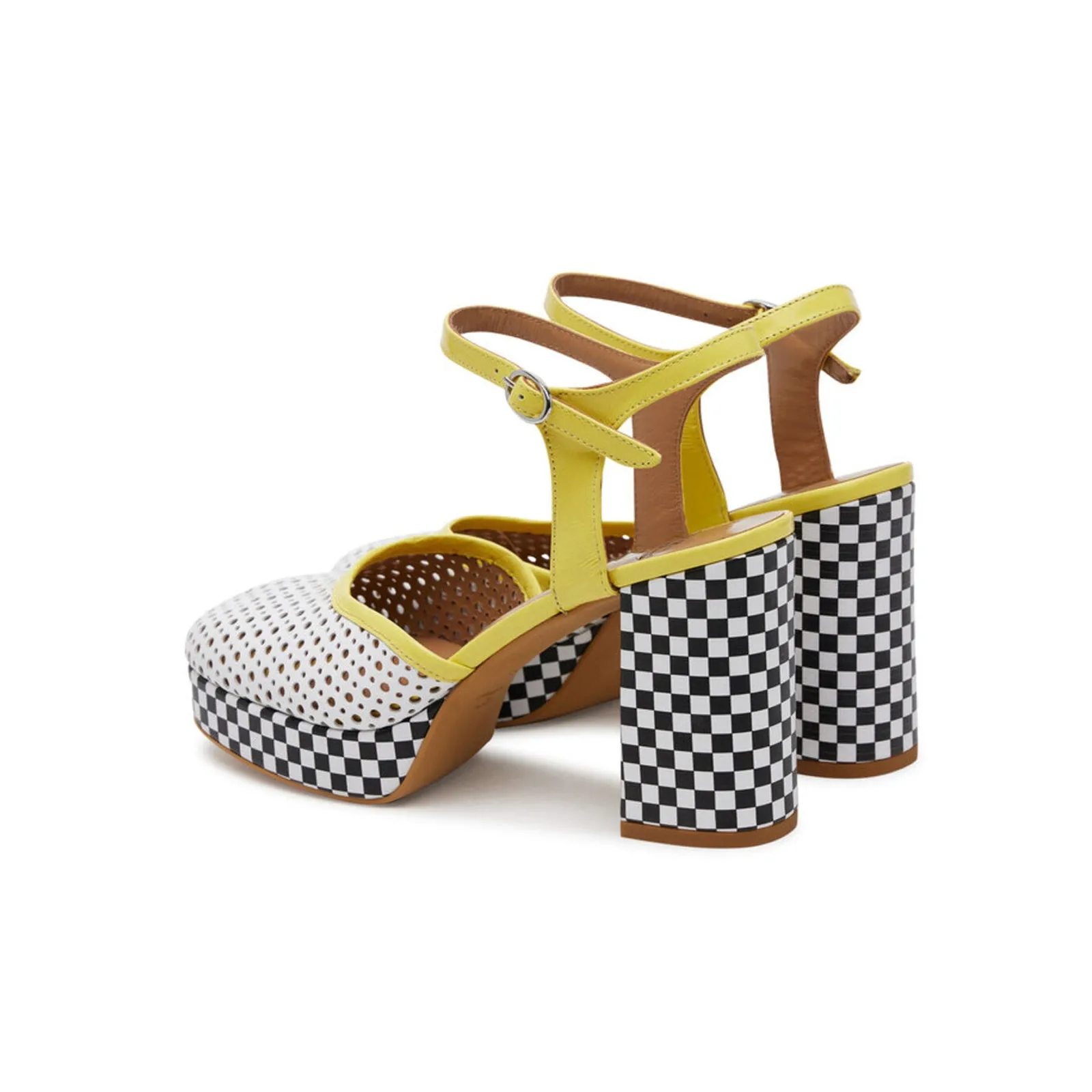 Fly London ELZA241FLY Kaiser Leather Women's Heels Sandals