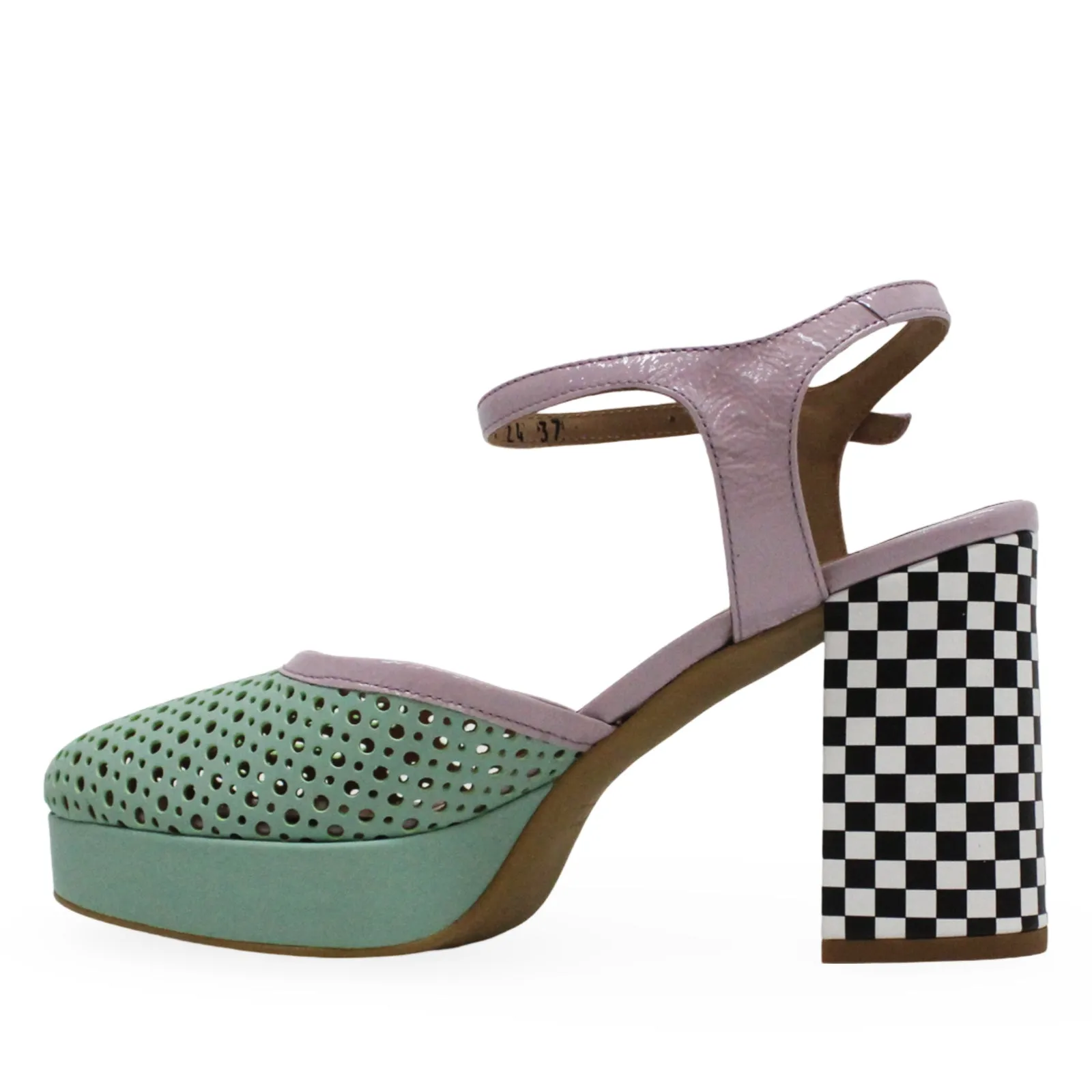 Fly London ELZA241FLY Kaiser Leather Women's Heels Sandals