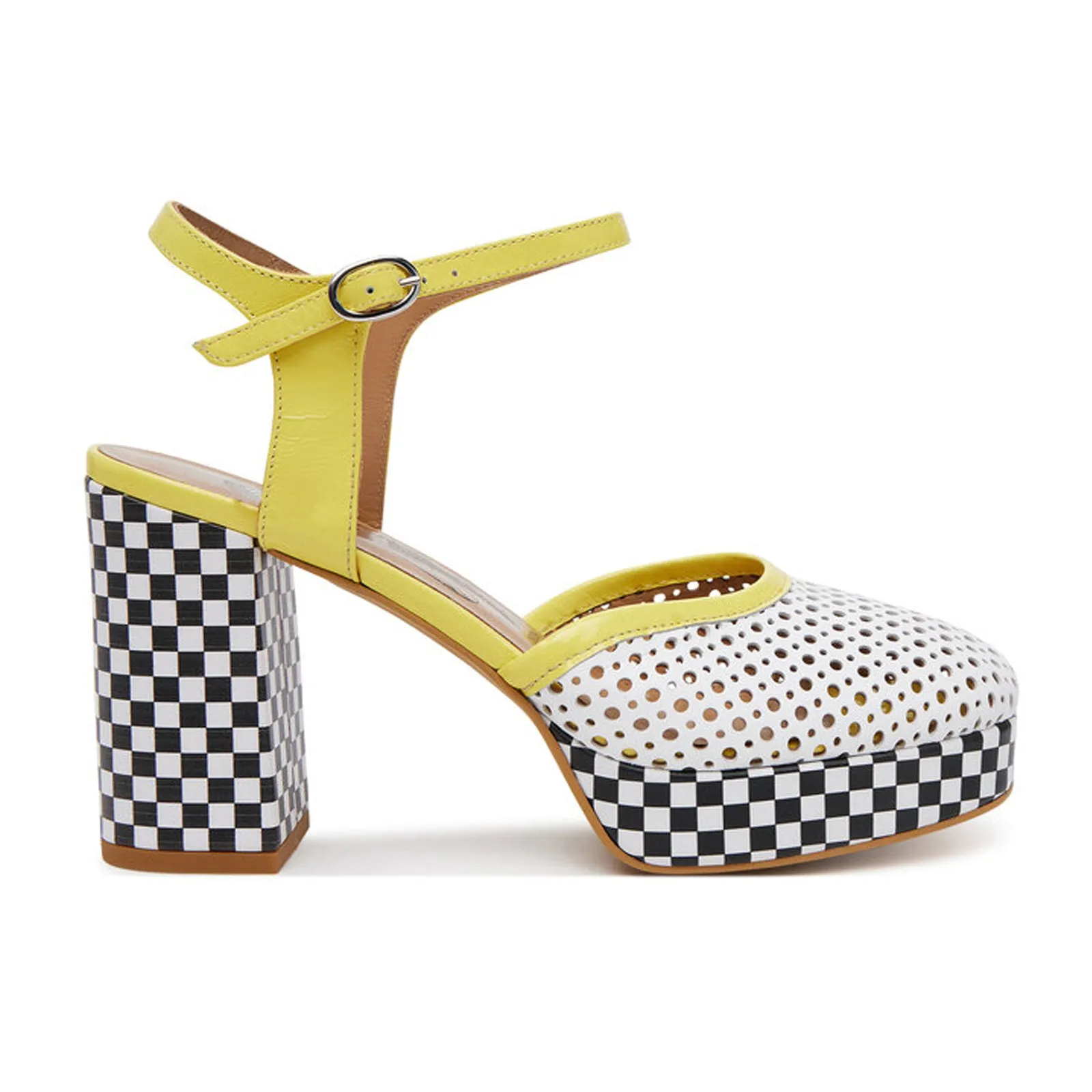Fly London ELZA241FLY Kaiser Leather Women's Heels Sandals