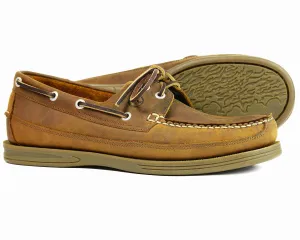 Fowey WIDE Sand Nubuck Boat Shoe