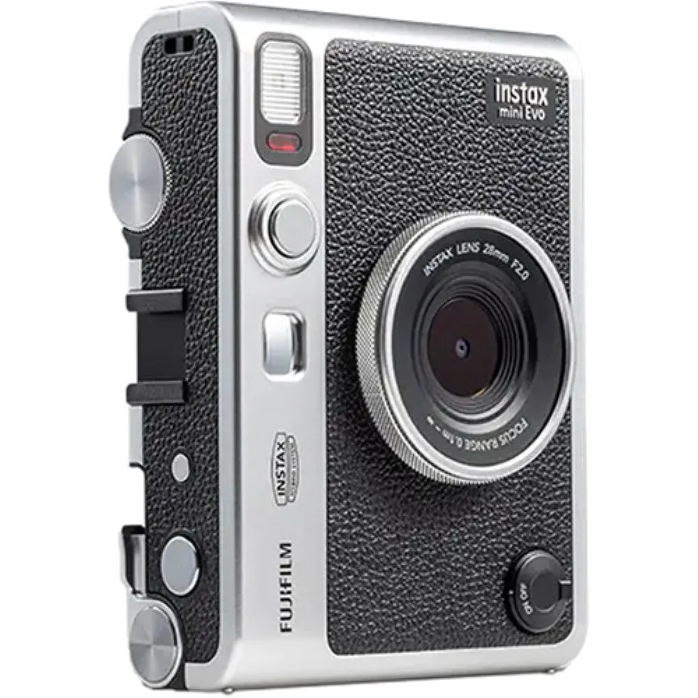 FUJIFILM INSTAX MINI EVO Hybrid Instant Camera | Black