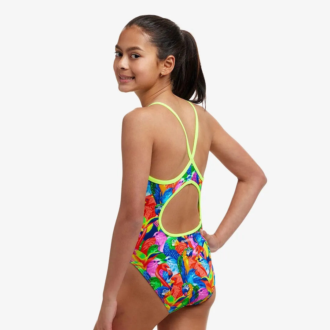 Funkita Girl's Diamond Back One Piece | Bright Birds
