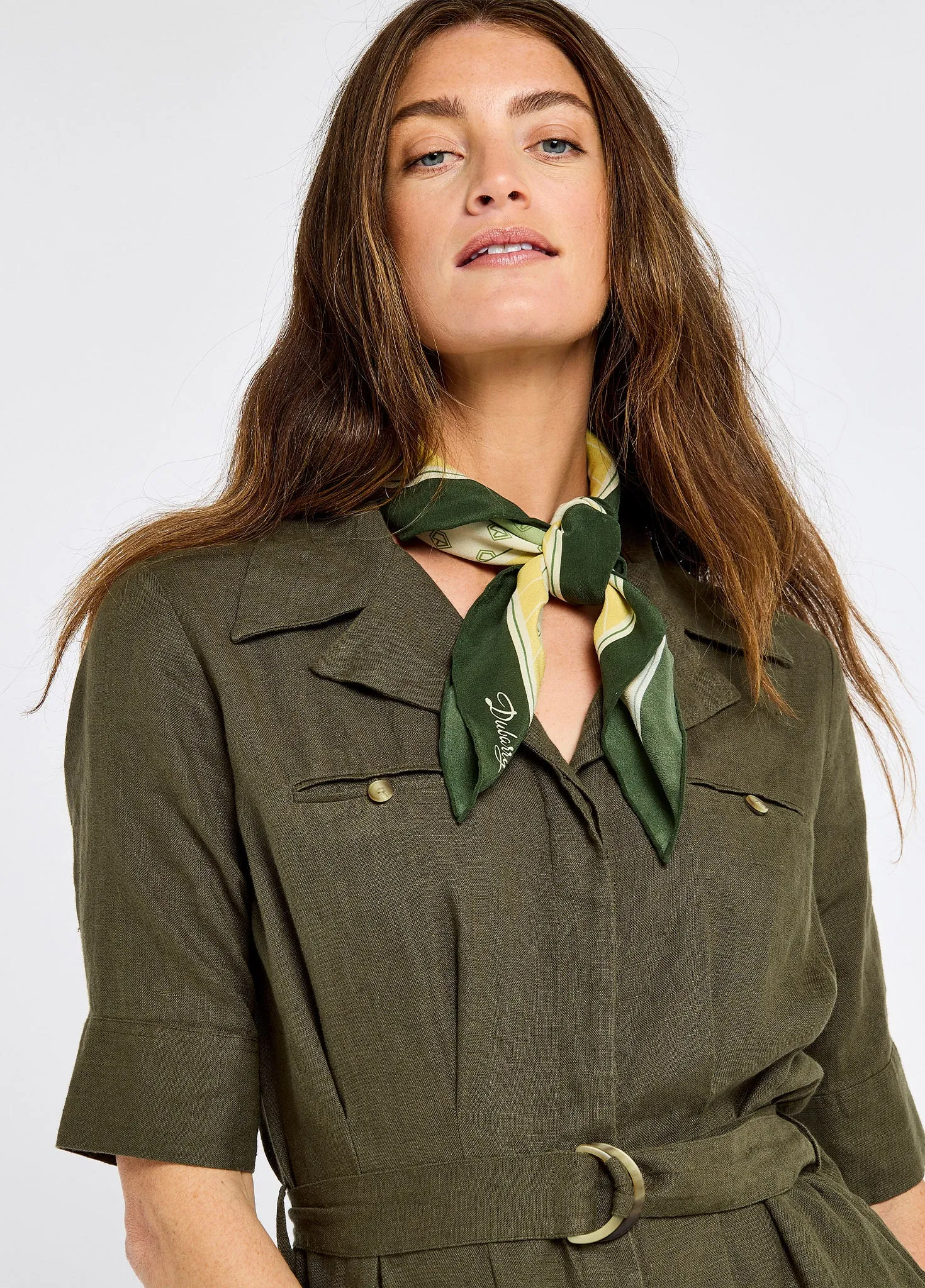 Gaynor Women’s Linen Dress - Khaki