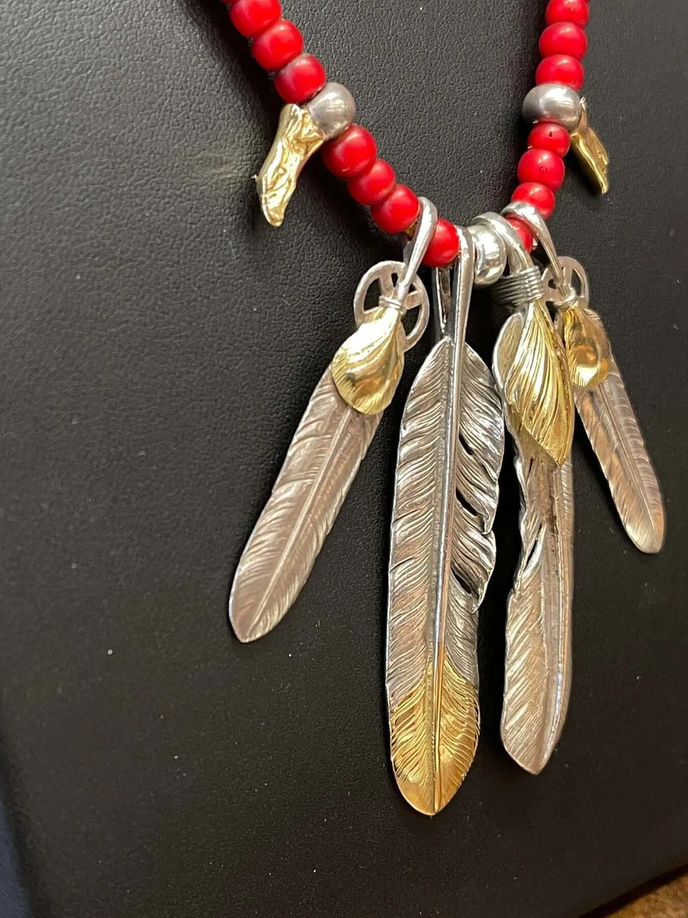 Goros Kimura Red Bead Set