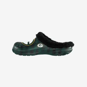 Green Bay Packers Sherpa Lined Buffalo Check Clog