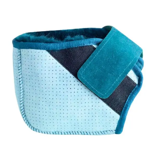Green Sheepskin Heel Protector (Pair)