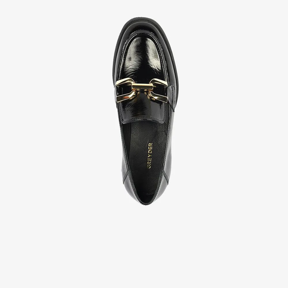 Greyder Women's Formal Moccasin In Black