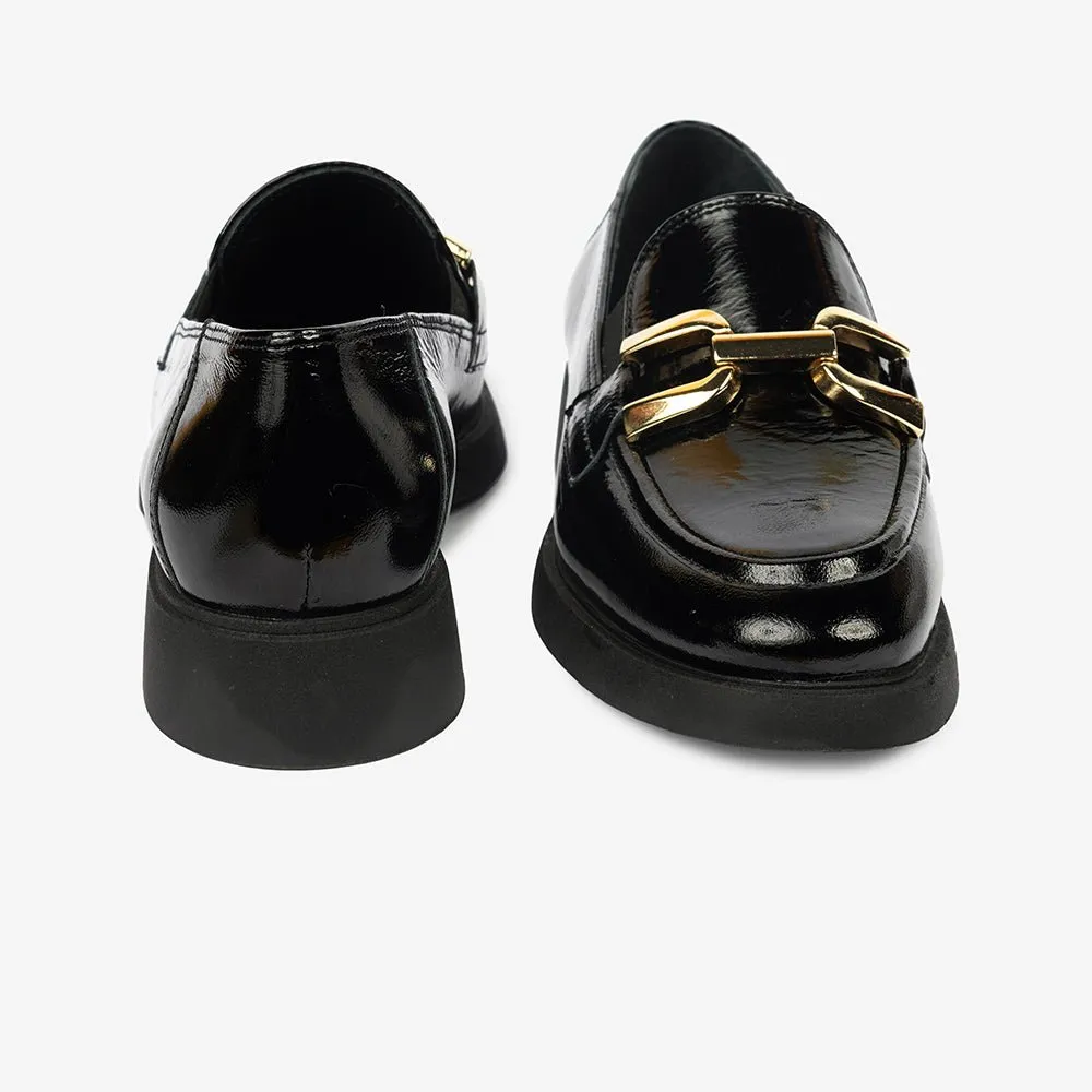 Greyder Women's Formal Moccasin In Black