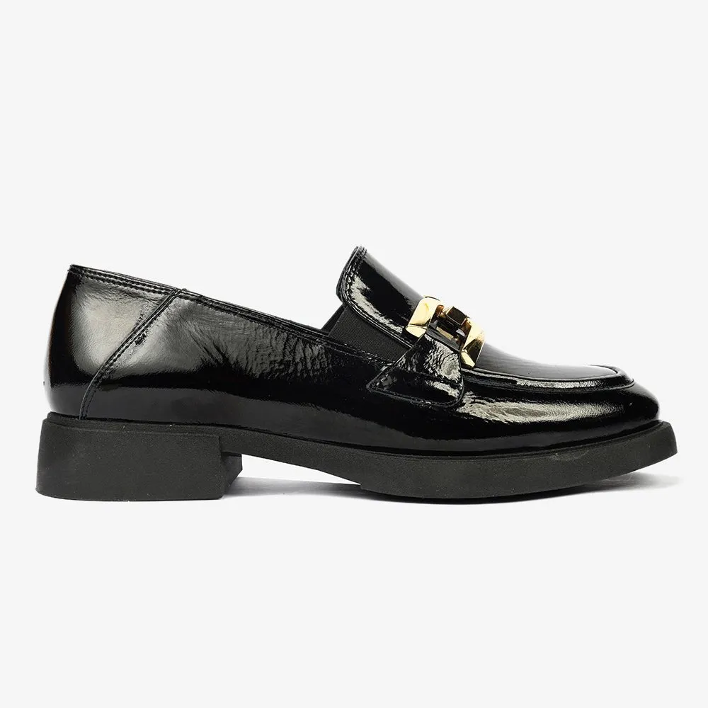 Greyder Women's Formal Moccasin In Black