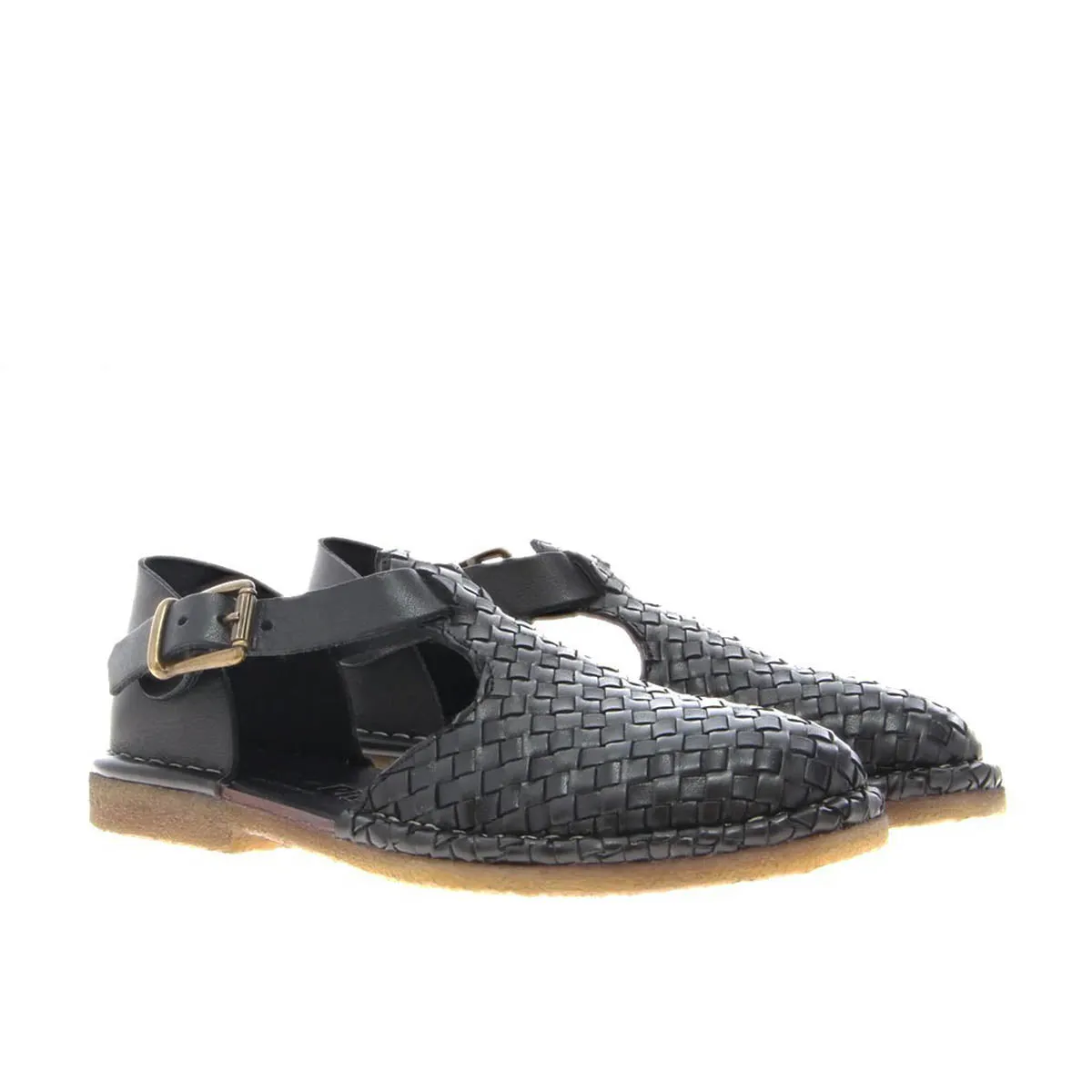 HAND 1111 - Crepe woven shoes